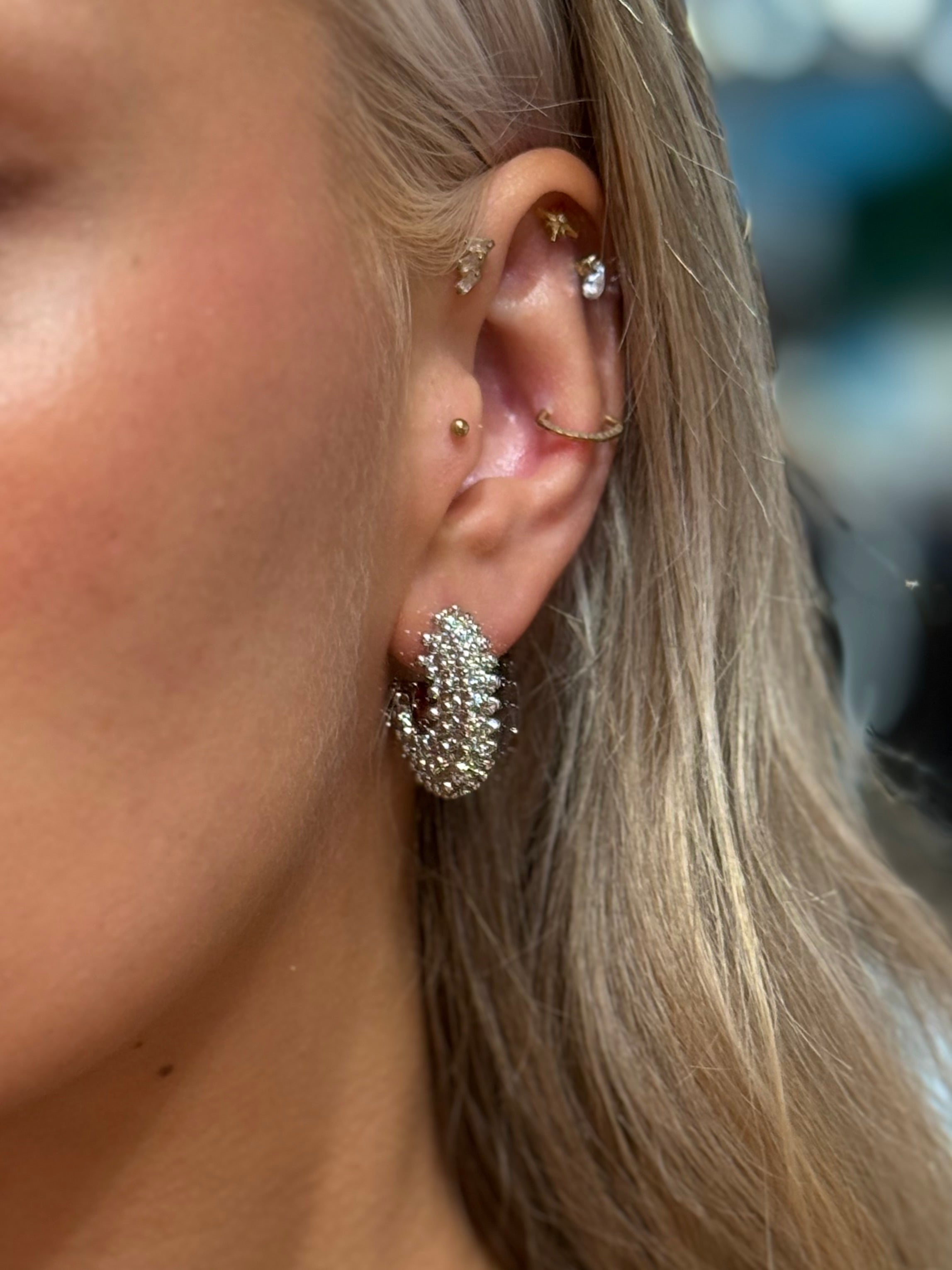 PCFIONA Earrings - Silver Colour